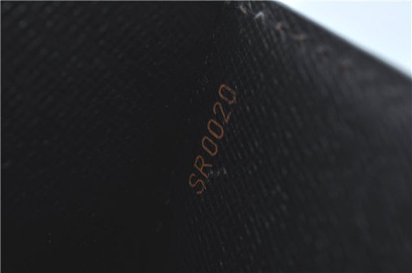 Auth Louis Vuitton Epi Serviette Ambassadeur Black Briefcase M54412 LV J1283