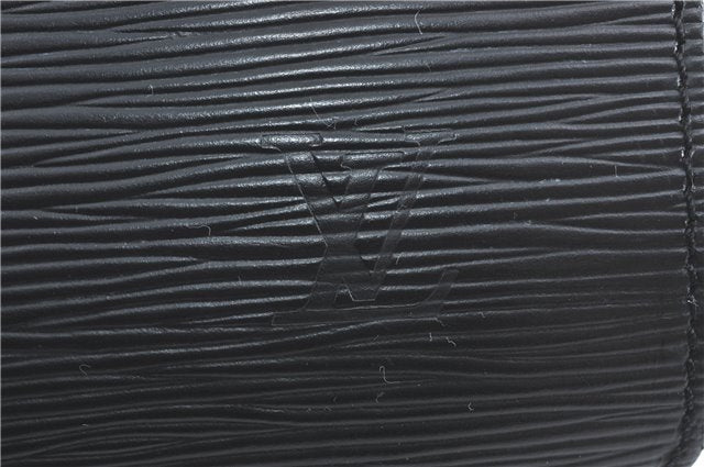 Auth Louis Vuitton Epi Serviette Ambassadeur Black Briefcase M54412 LV J1283