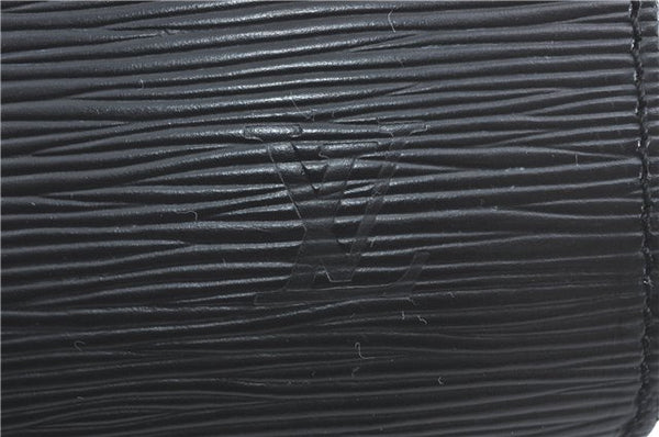 Auth Louis Vuitton Epi Serviette Ambassadeur Black Briefcase M54412 LV J1283