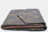 Auth Louis Vuitton Monogram Porte Monnaie Billets Bifold Wallet M61660 LV J1286