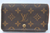 Auth Louis Vuitton Monogram Porte Monnaie Billets Tresor Wallet M61730 LV J1288