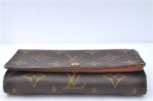 Auth Louis Vuitton Monogram Porte Monnaie Billets Tresor Wallet M61730 LV J1288