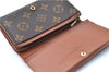 Auth Louis Vuitton Monogram Porte Monnaie Billets Tresor Wallet M61730 LV J1288