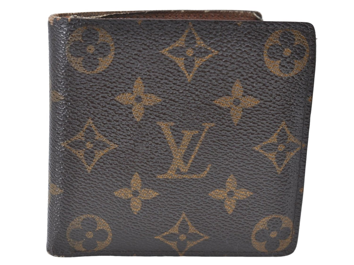 Authentic Louis Vuitton Monogram Portefeuille Marco Purse Wallet M61675 LV J1289