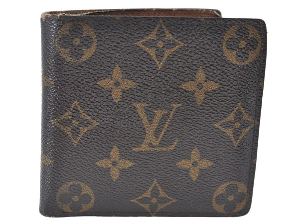 Authentic Louis Vuitton Monogram Portefeuille Marco Purse Wallet M61675 LV J1289