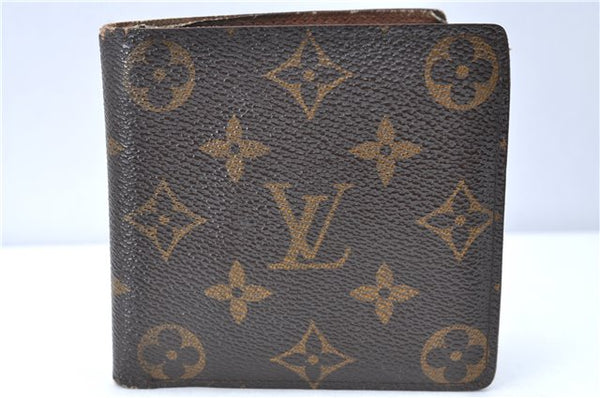 Authentic Louis Vuitton Monogram Portefeuille Marco Purse Wallet M61675 LV J1289