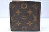 Authentic Louis Vuitton Monogram Portefeuille Marco Purse Wallet M61675 LV J1289