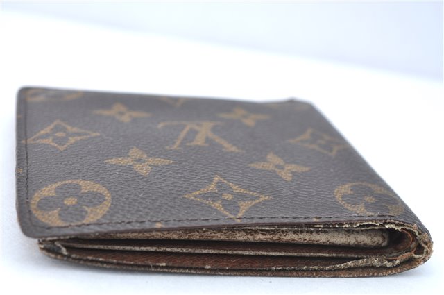 Authentic Louis Vuitton Monogram Portefeuille Marco Purse Wallet M61675 LV J1289