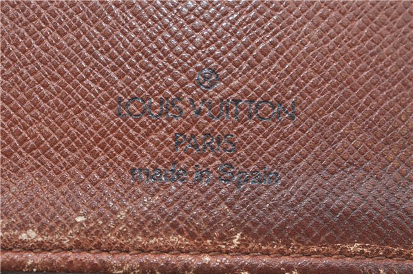 Authentic Louis Vuitton Monogram Portefeuille Marco Purse Wallet M61675 LV J1289