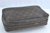Auth Louis Vuitton Monogram Trousse Toilette 28 Clutch Hand Bag M47522 LV J1296