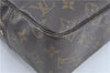 Auth Louis Vuitton Monogram Trousse Toilette 28 Clutch Hand Bag M47522 LV J1296