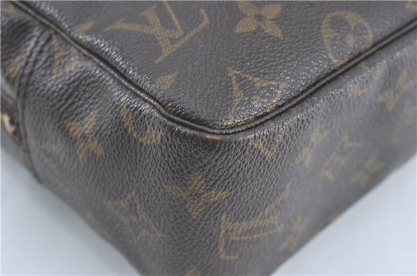 Auth Louis Vuitton Monogram Trousse Toilette 28 Clutch Hand Bag M47522 LV J1296