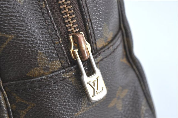 Auth Louis Vuitton Monogram Trousse Toilette 28 Clutch Hand Bag M47522 LV J1296
