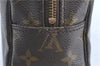 Auth Louis Vuitton Monogram Trousse Toilette 28 Clutch Hand Bag M47522 LV J1296
