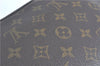 Auth Louis Vuitton Monogram Trousse Toilette 28 Clutch Hand Bag M47522 LV J1296