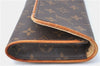 Authentic Louis Vuitton Monogram Pochette Twin GM Shoulder Bag M51852 LV J1297