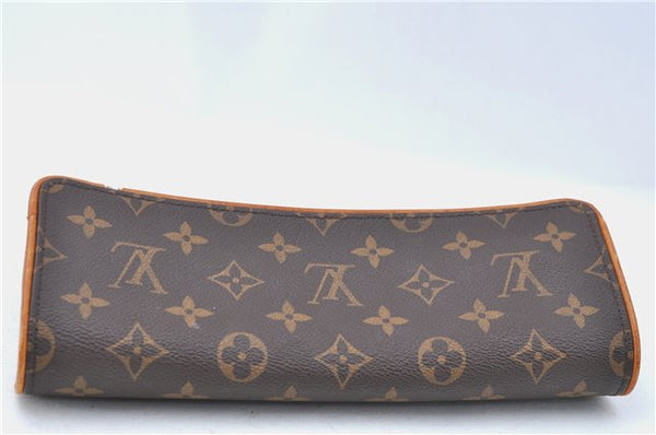 Authentic Louis Vuitton Monogram Pochette Twin GM Shoulder Bag M51852 LV J1297
