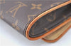 Authentic Louis Vuitton Monogram Pochette Twin GM Shoulder Bag M51852 LV J1297