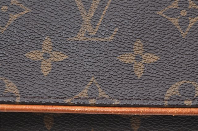 Authentic Louis Vuitton Monogram Pochette Twin GM Shoulder Bag M51852 LV J1297
