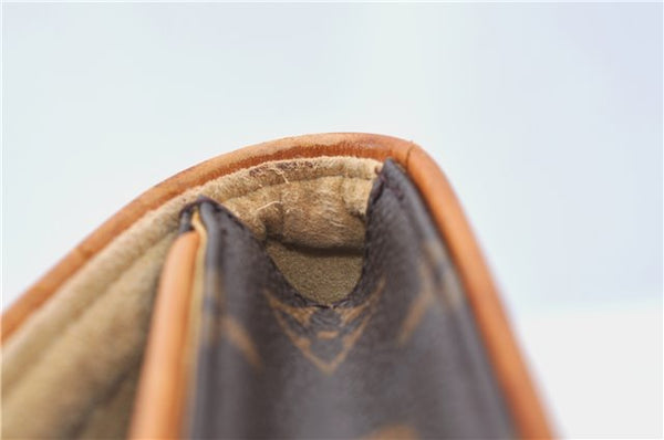 Authentic Louis Vuitton Monogram Pochette Twin GM Shoulder Bag M51852 LV J1297