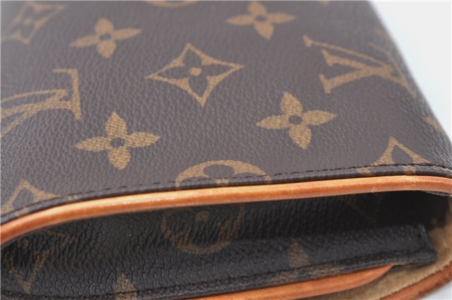 Authentic Louis Vuitton Monogram Pochette Twin GM Shoulder Bag M51852 LV J1297