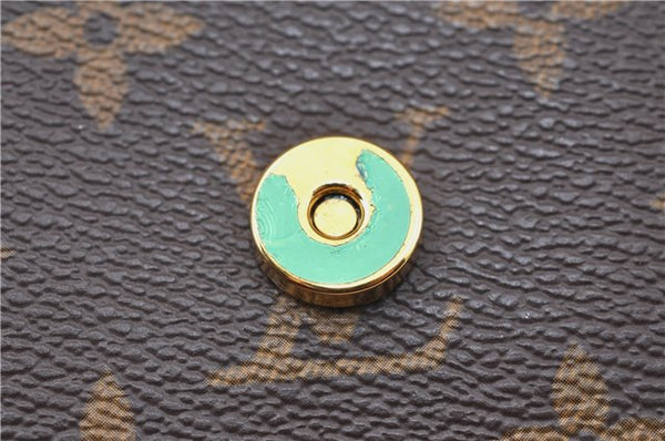 Authentic Louis Vuitton Monogram Pochette Twin GM Shoulder Bag M51852 LV J1297