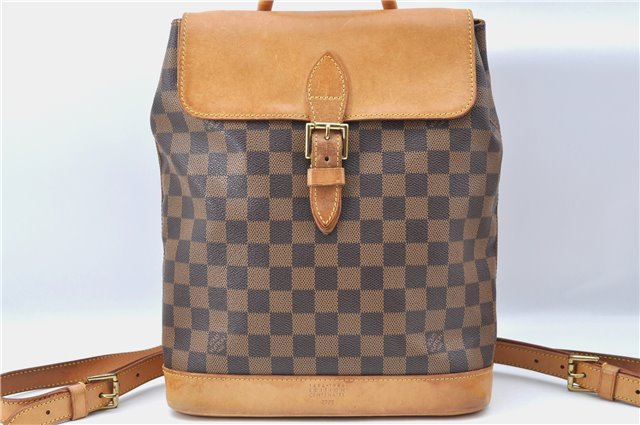 Authentic Louis Vuitton Damier Arlequin Backpack N99038 LV J1323