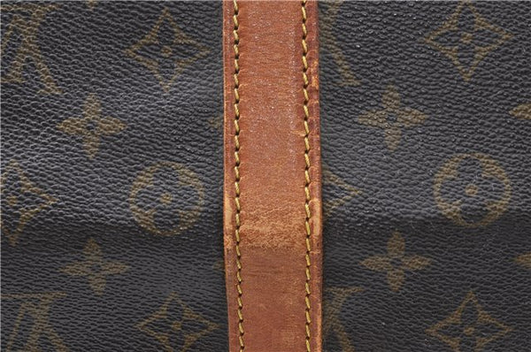 Auth Louis Vuitton Monogram Keepall Bandouliere 55 Boston Bag M41414 LV J1329