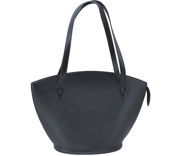 Auth Louis Vuitton Epi Saint Jacques Shopping Shoulder Bag Black M52262 LV J1330