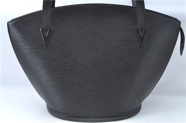 Auth Louis Vuitton Epi Saint Jacques Shopping Shoulder Bag Black M52262 LV J1330