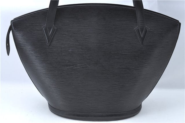 Auth Louis Vuitton Epi Saint Jacques Shopping Shoulder Bag Black M52262 LV J1330