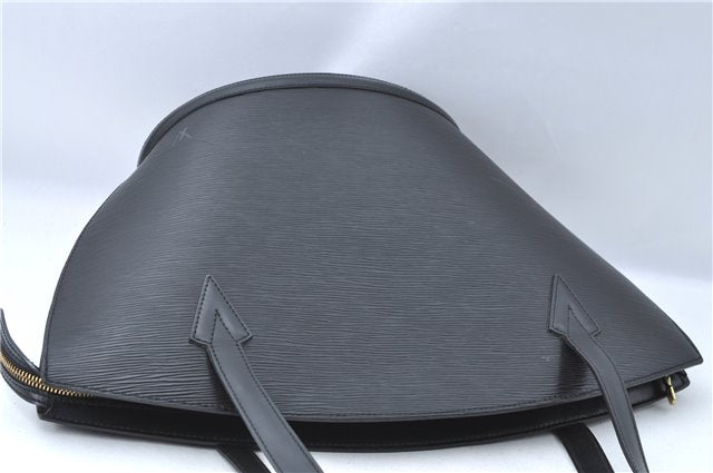 Auth Louis Vuitton Epi Saint Jacques Shopping Shoulder Bag Black M52262 LV J1330