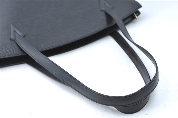 Auth Louis Vuitton Epi Saint Jacques Shopping Shoulder Bag Black M52262 LV J1330