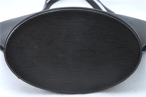 Auth Louis Vuitton Epi Saint Jacques Shopping Shoulder Bag Black M52262 LV J1330