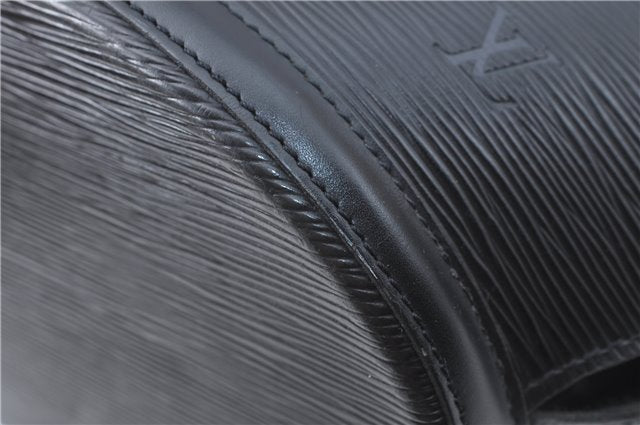 Auth Louis Vuitton Epi Saint Jacques Shopping Shoulder Bag Black M52262 LV J1330