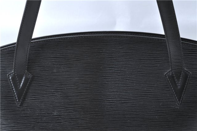 Auth Louis Vuitton Epi Saint Jacques Shopping Shoulder Bag Black M52262 LV J1330