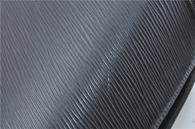 Auth Louis Vuitton Epi Saint Jacques Shopping Shoulder Bag Black M52262 LV J1330