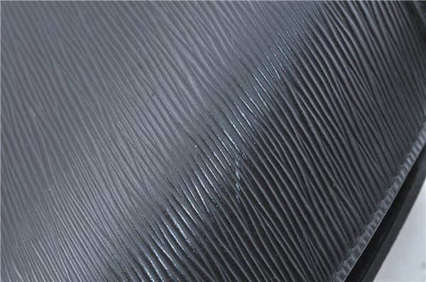 Auth Louis Vuitton Epi Saint Jacques Shopping Shoulder Bag Black M52262 LV J1330