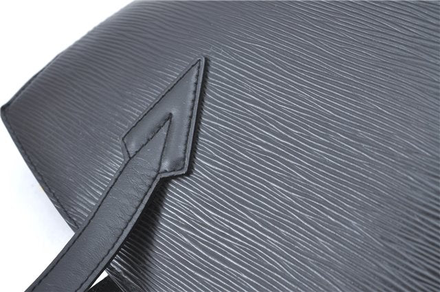Auth Louis Vuitton Epi Saint Jacques Shopping Shoulder Bag Black M52262 LV J1330
