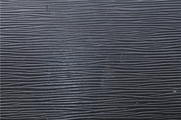 Auth Louis Vuitton Epi Saint Jacques Shopping Shoulder Bag Black M52262 LV J1330