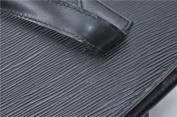 Auth Louis Vuitton Epi Saint Jacques Shopping Shoulder Bag Black M52262 LV J1330