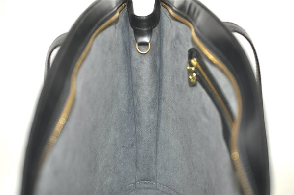 Auth Louis Vuitton Epi Saint Jacques Shopping Shoulder Bag Black M52262 LV J1330