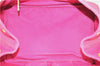 Authentic PRADA Canapa L Canvas Tote Hand Bag Canvas Pink J1331