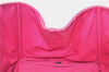 Authentic PRADA Canapa L Canvas Tote Hand Bag Canvas Pink J1331