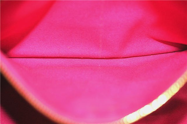 Authentic PRADA Canapa L Canvas Tote Hand Bag Canvas Pink J1331