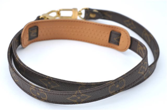 Authentic Louis Vuitton Monogram Brown Shoulder Strap 90.5cm 35.6