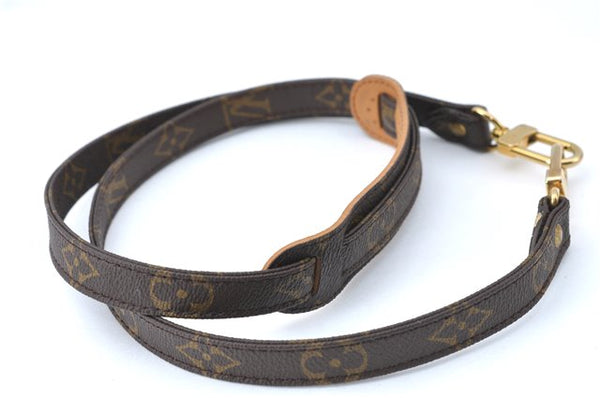 Authentic Louis Vuitton Monogram Brown Shoulder Strap 90.5cm 35.6" LV J1336
