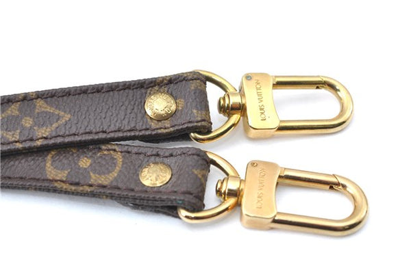 Authentic Louis Vuitton Monogram Brown Shoulder Strap 90.5cm 35.6" LV J1336