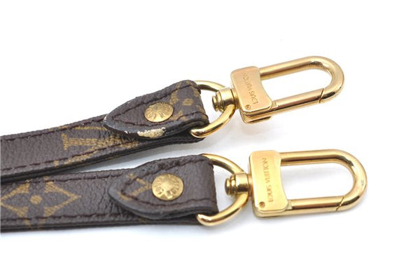 Authentic Louis Vuitton Monogram Brown Shoulder Strap 90.5cm 35.6" LV J1336