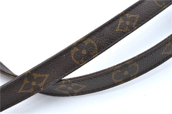Authentic Louis Vuitton Monogram Brown Shoulder Strap 90.5cm 35.6" LV J1336